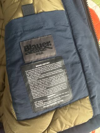 Blauer Cappotto Blu Taglia XL