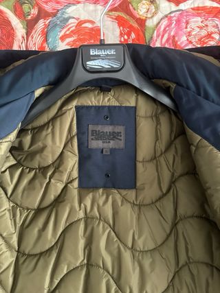 Blauer Cappotto Blu Taglia XL