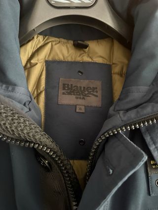 Blauer Cappotto Blu Taglia XL