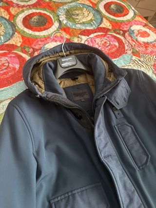 Blauer Cappotto Blu Taglia XL