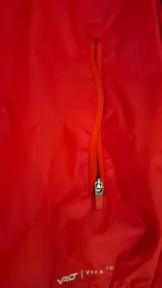 Chubasquero niño Kipsta rojo