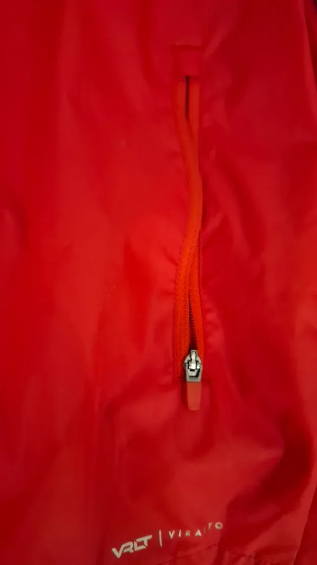 Chubasquero niño Kipsta rojo