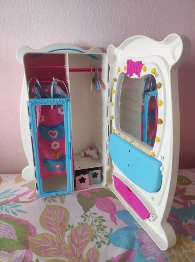 Armario Nancy Rosa y Blanco