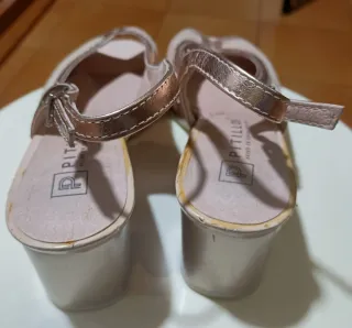 Sandalias Pitillos Tacón Bajo Talla 37