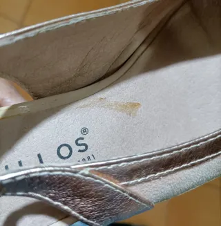 Sandalias Pitillos Tacón Bajo Talla 37