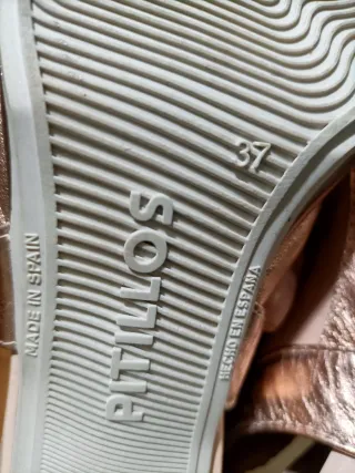 Sandalias Pitillos Tacón Bajo Talla 37