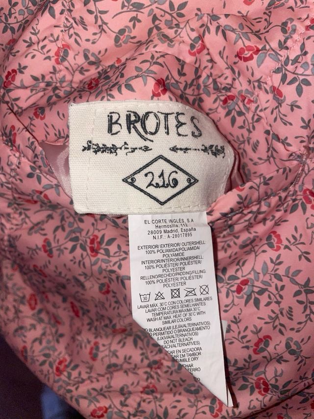 Chaleco rosa talla S