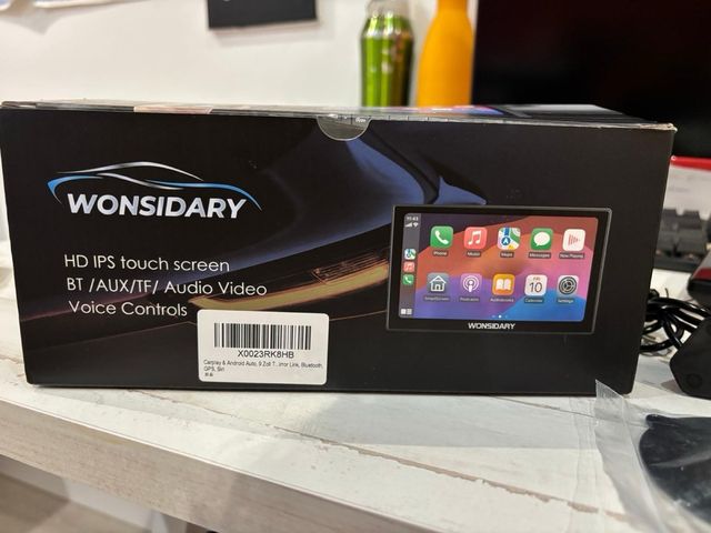 Pantalla para coche Wonsidary Bluetooth Sin Usar