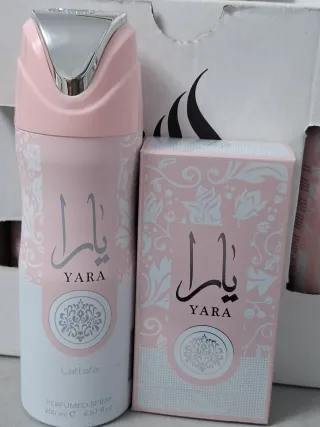 Perfume Lattafa Yara Rosa y Plateado