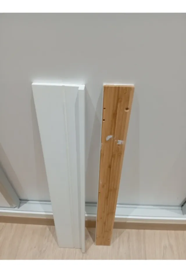 Estantería madera blanca