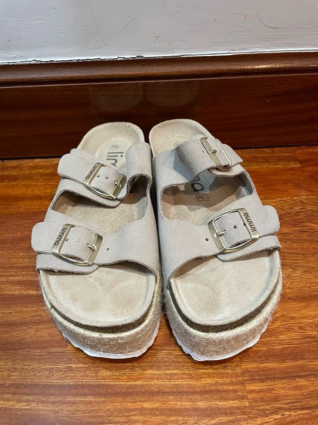 Sandalias Limma Beige Talla 36