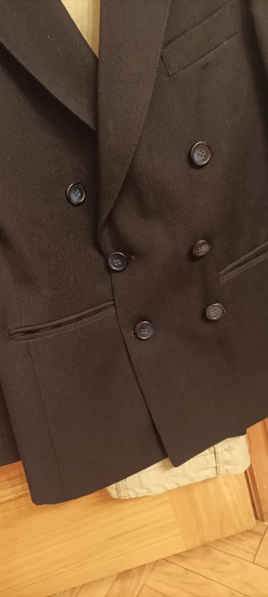 Chaqueta de vestir doble botonadura