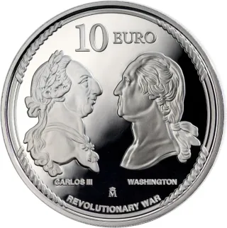 Moneda 10€ Plata España EEUU 2025