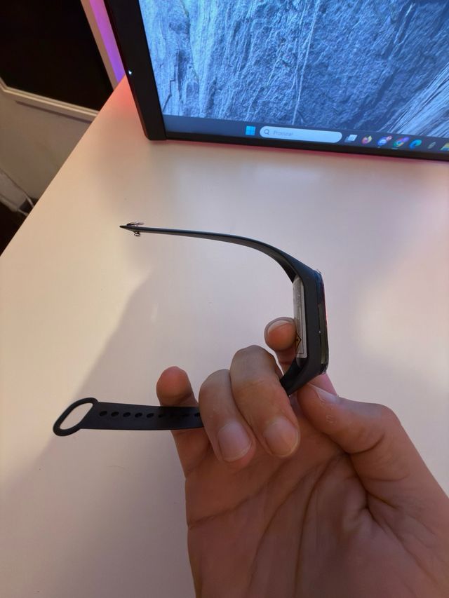 Relógio Desportivo Preto e Multicolor