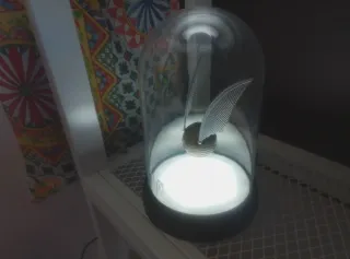 Lampada Snitch Dorata Harry Potter