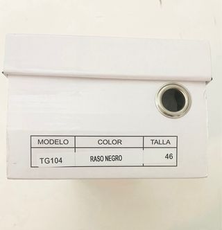 Bailarinas raso negro talla 46