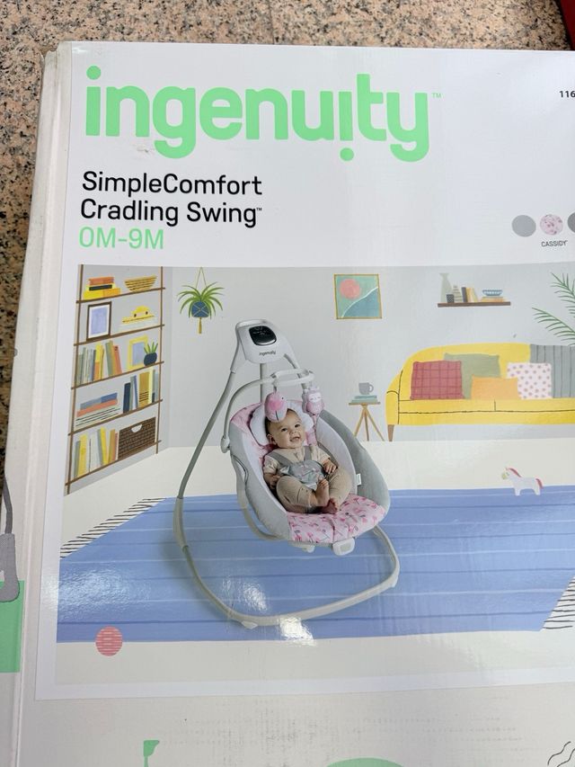 Columpio Bebé Ingenuity Everston 6 Velocidades