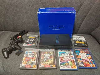 PlayStation 2  con juegos 
