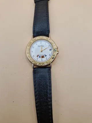Orologio Le Duc vintage oro e nero