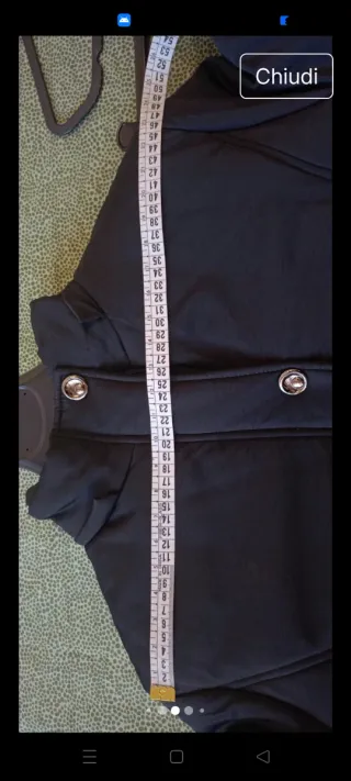 Giubbotto donna nero con cintura XL