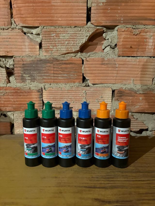 Kit Pulimentos Würth P05, P10, P20, P30