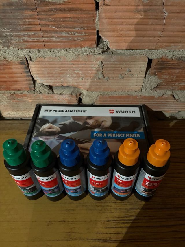 Kit Pulimentos Würth P05, P10, P20, P30
