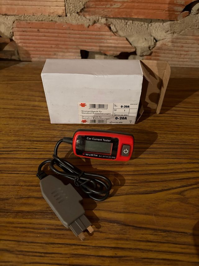 Comprobador Corriente Würth 0-20A