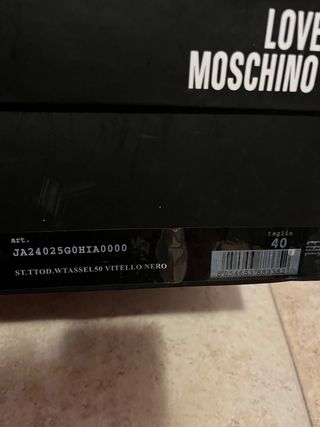 Stivali Love Moschino N.40