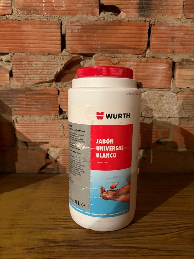 Jabón Universal Blanco Würth 4L
