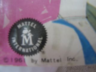 Catalogo Barbie e Ken 1961