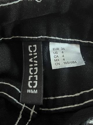 Minifalda vaquera negra