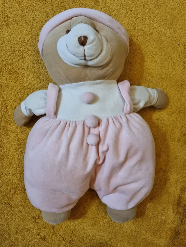 Peluche Orsacchiotto Rosa e Bianco