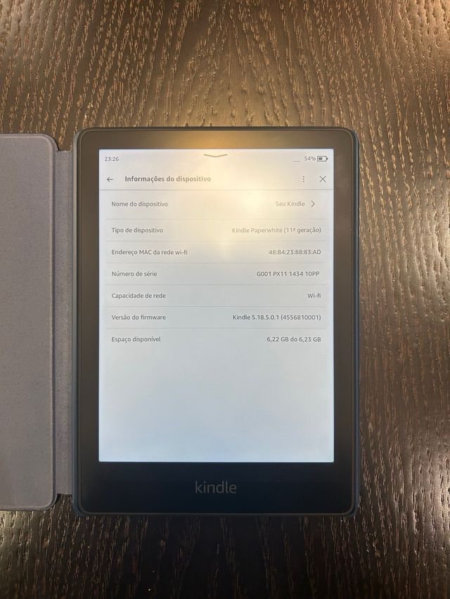 Kindle Paperwhite 11ª Geração c/ Capa Original