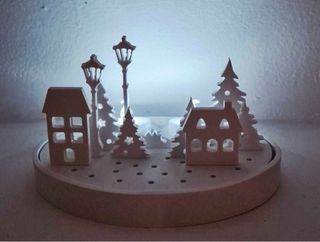 Decorazione Natalizia Villaggio Luminoso