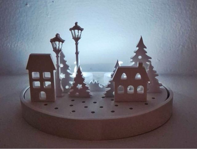 Decorazione Natalizia Villaggio Luminoso