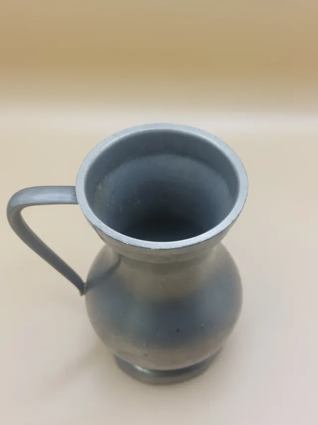 Coppia di pezzi antichi in peltro Italia/Francia