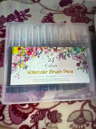 lote para pintar con acuarela