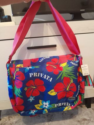 Mochila Privata Flores Hibisco