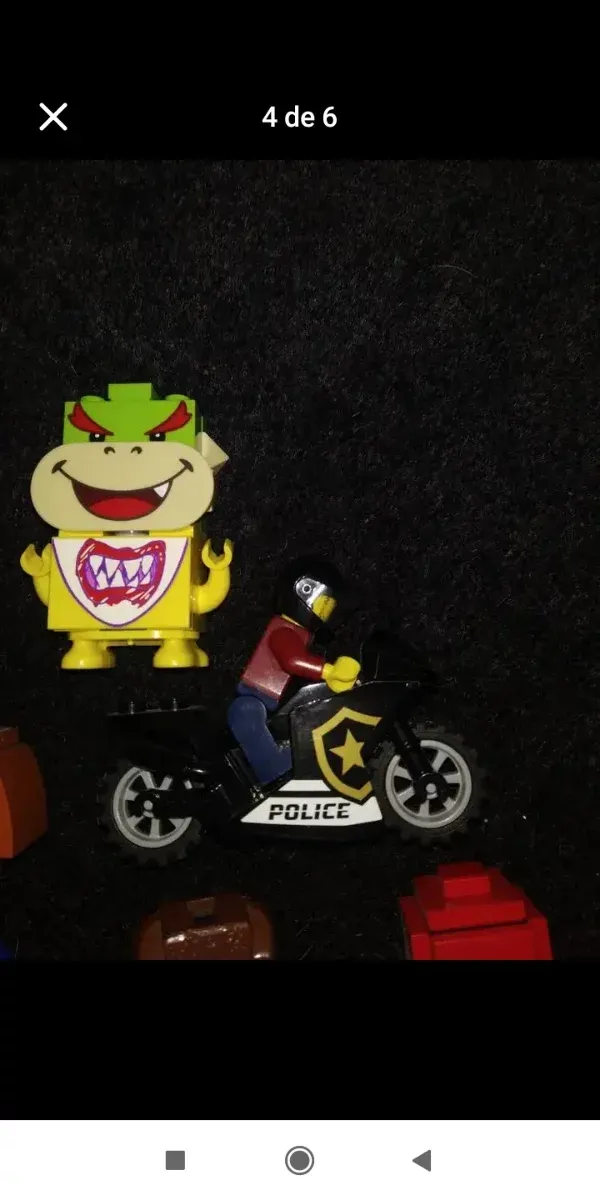 Lote Figuras Lego Super Mario y Spiderman