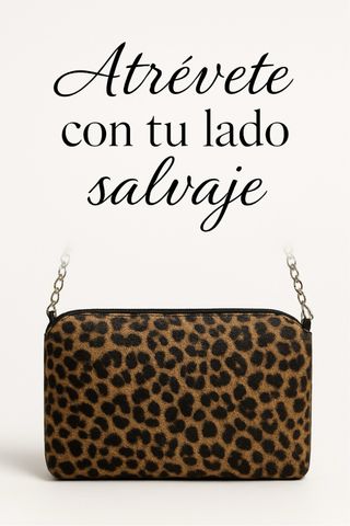 Bolso estampado animal print