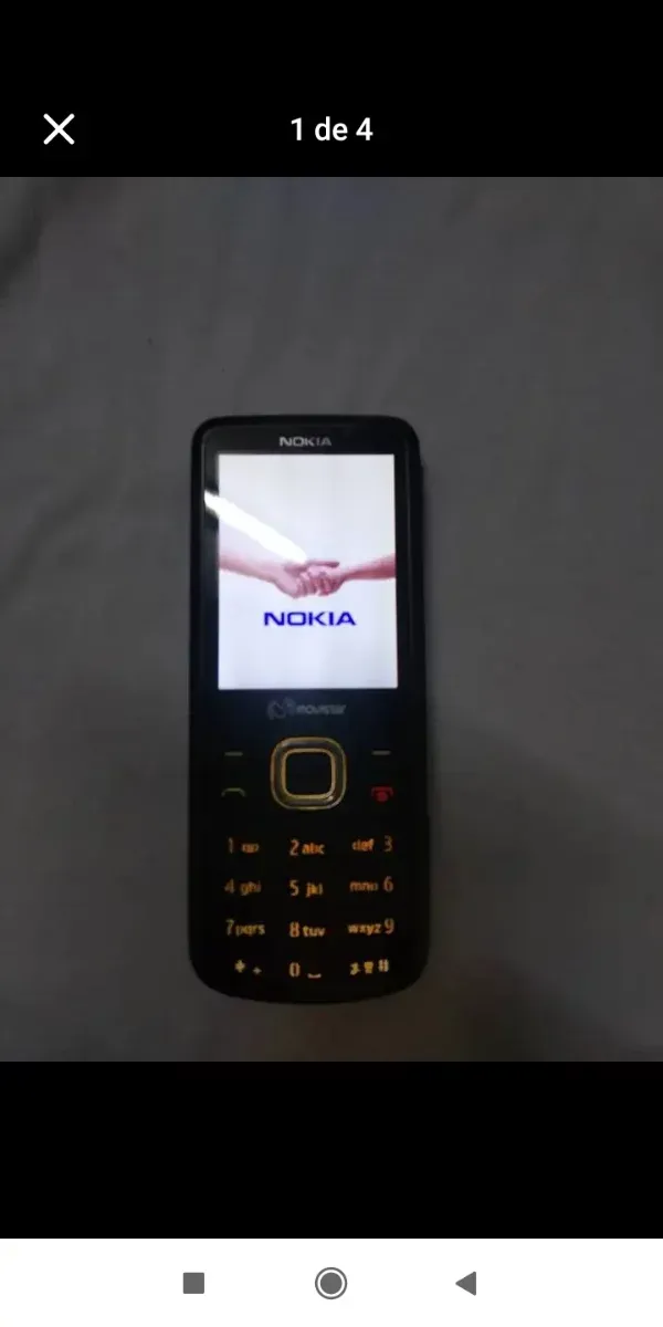 Teléfono Móvil Nokia Negro y Dorado