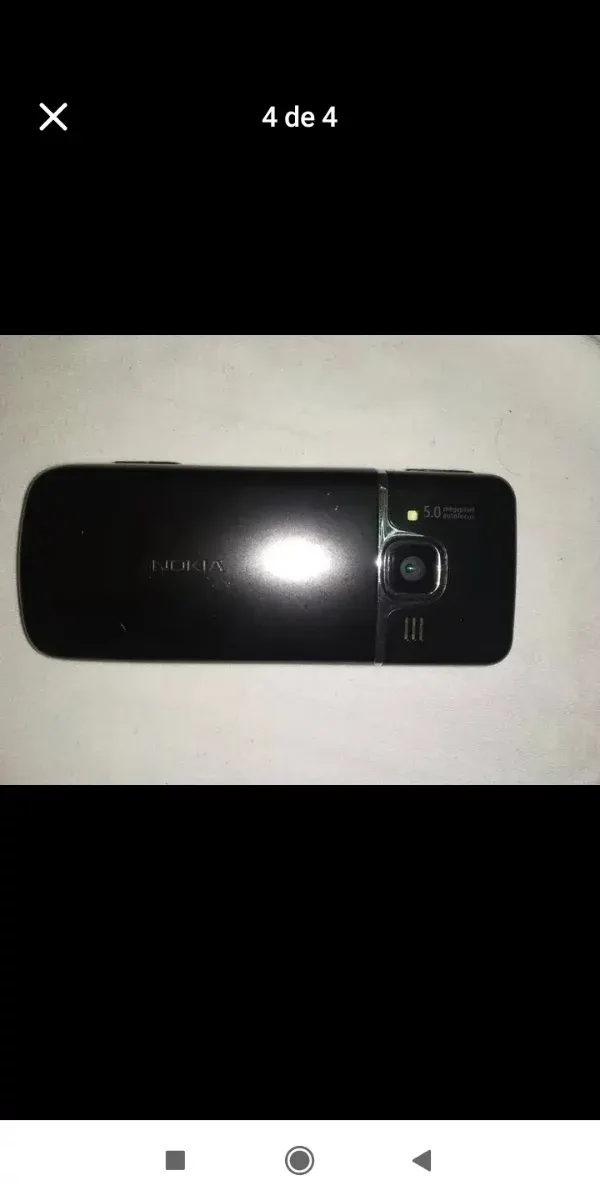 Teléfono Móvil Nokia Negro y Dorado