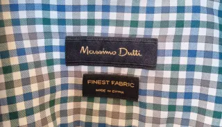 Camisa cuadros Massimo Dutti Talla L