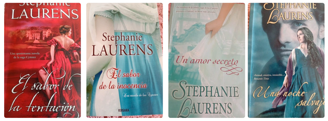 Lote 8 novelas románticas Stephanie Laurens