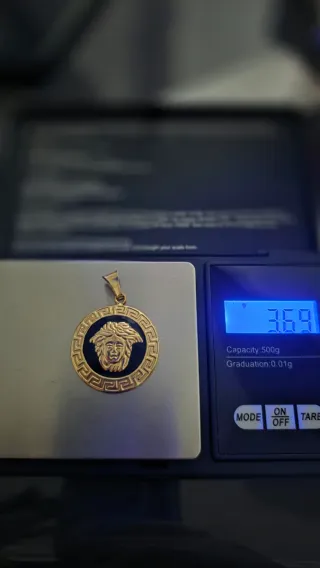 Medalla Versace Oro 18k
