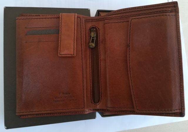 Portafoglio The Bridge Made in Italy vera pelle