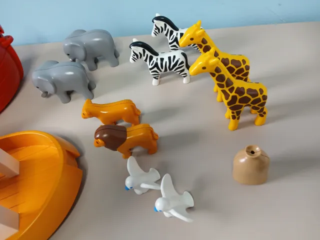 Playmobil 1.2.3 Arca de Noé con animales