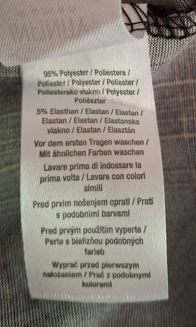 Camiseta Infinity Woman Cuello Alto Cuadros