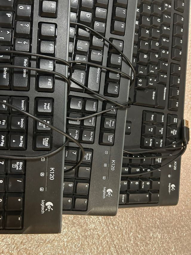 Teclado Logitech K120 Negro