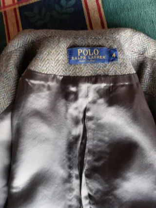 Chaqueta Polo Ralph Lauren Beige/Marrón Talla 4